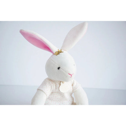 Doudou étoile pendante lapin 25cm