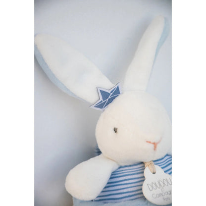 Doudou musical box rabbit sailor 14cm