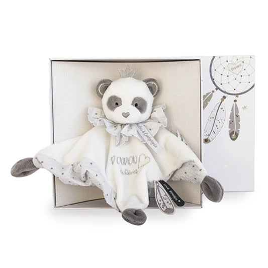 Doudou Traumfänger Panda Schmusetuch 20cm