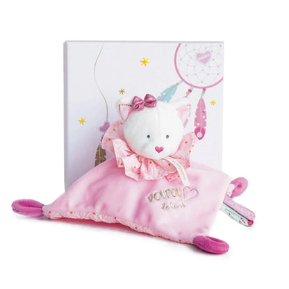 Doudou dream catcher cat cuddle blanket 20cm