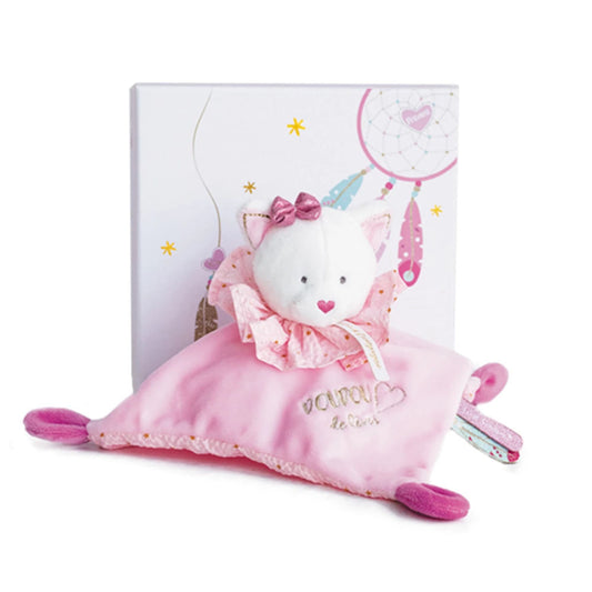 Doudou dream catcher cat cuddle blanket 20cm
