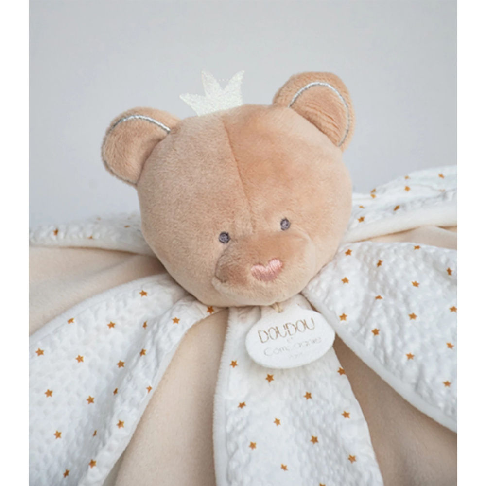 Doudou attrape rêves ours doudou fleur 26cm