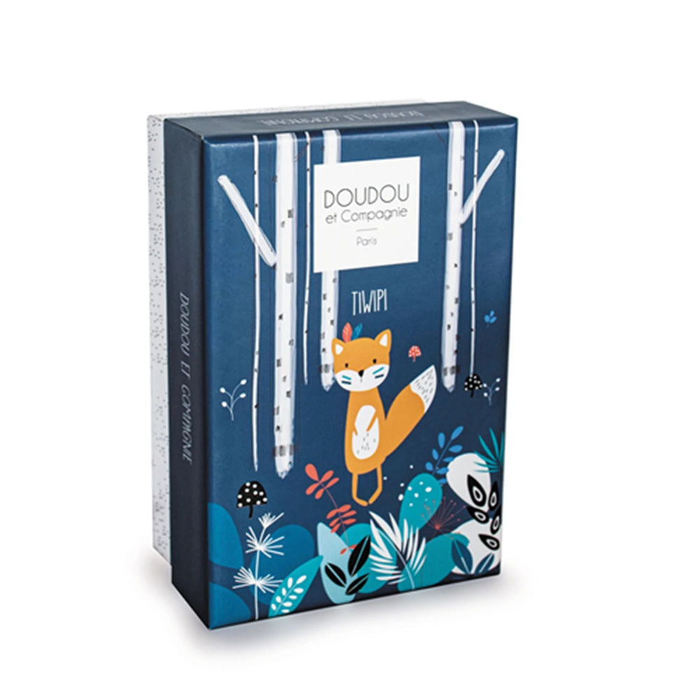 Doudou Fuchs Kuscheltier mit Schmusetuch 21cm