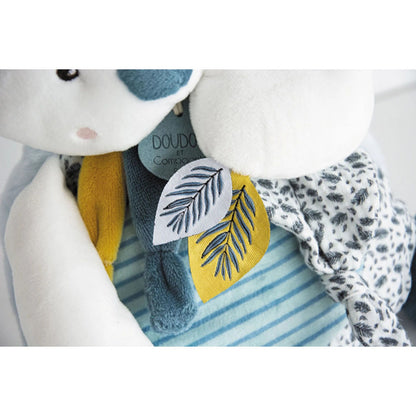 Doudou Koala with baby and teething ring 25cm