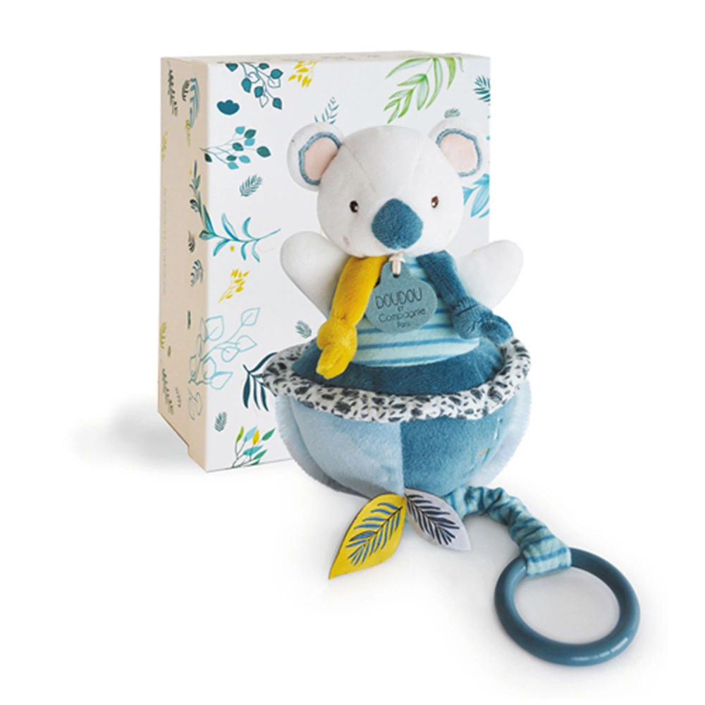 Doudou Koala boîte à musique musicale 20cm