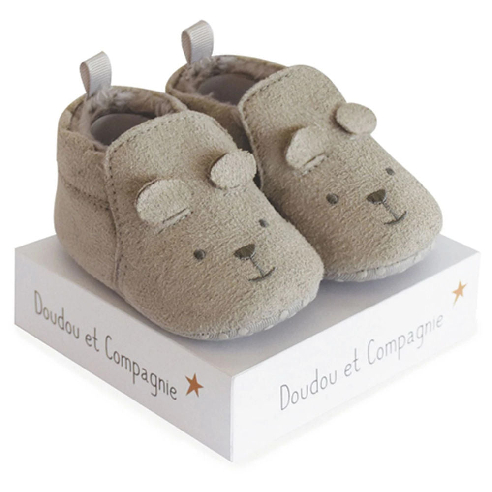 Doudou Füsslinge grau 0-6M