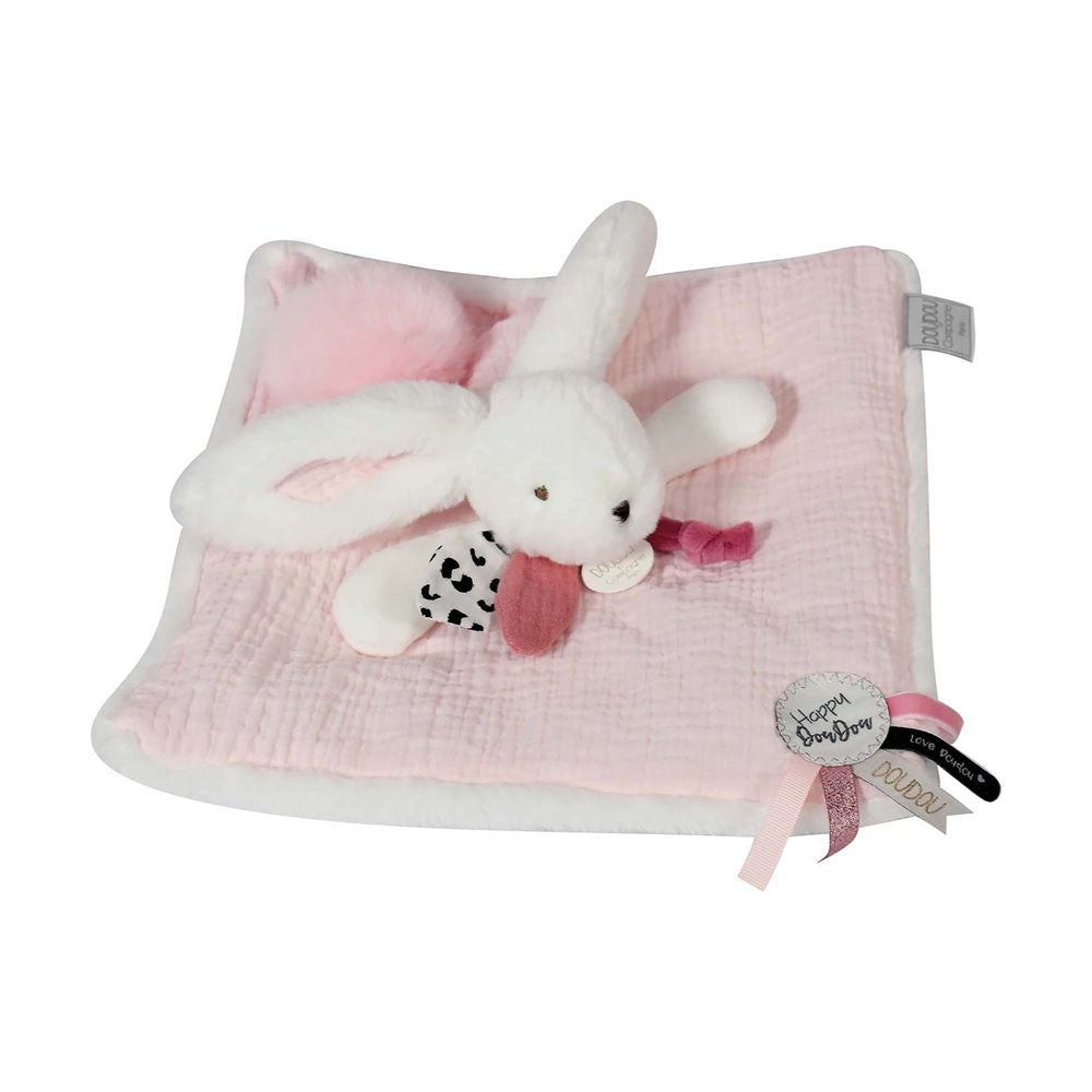 Doudou Happy Blush Schmusetuch rosa 25cm