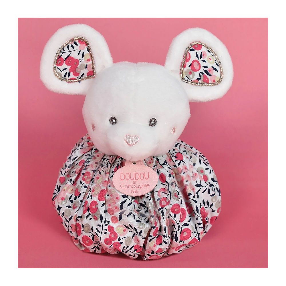 Doudou Boule Souris doudou 25cm