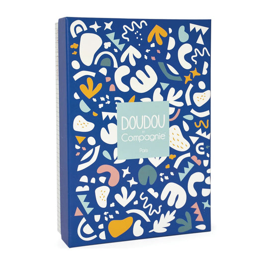 Doudou Dino Sashou Schmusetuch mit Schnullerhalter 23cm