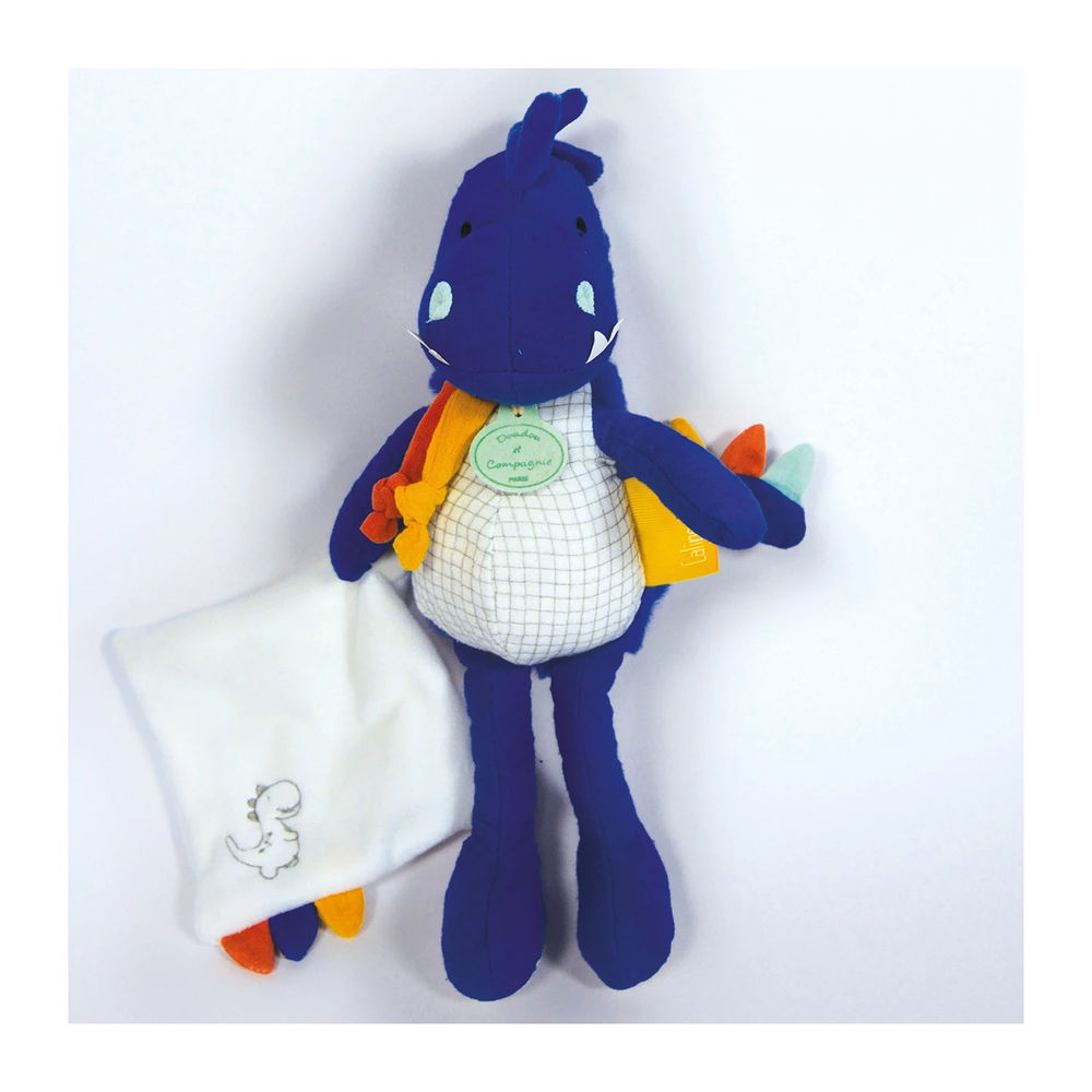 Doudou Dino Sashou avec doudou 25cm