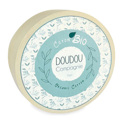 Doudou Bio Maus mit Schmusetuch,olivgrün 15cm