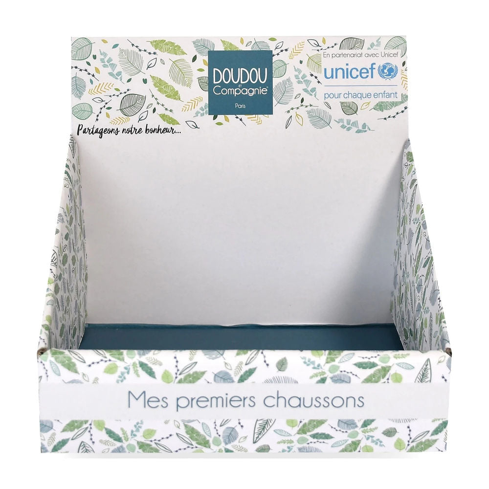 Doudou Unicef Füsslinge mit Rassel Roter Panda 0-6M