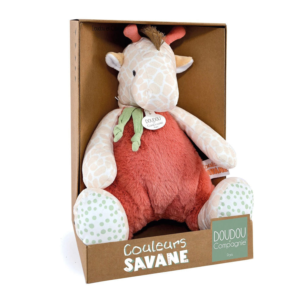 Doudou girafe peluche 30cm