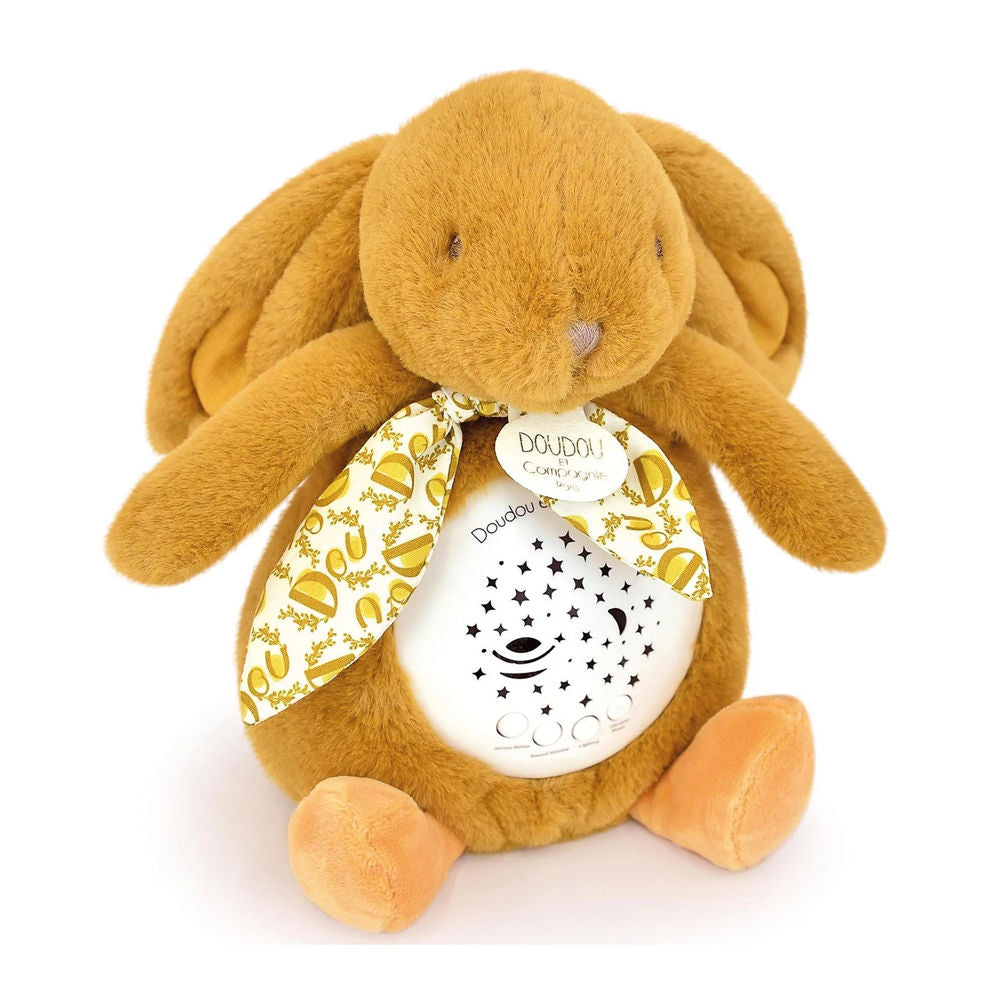 Nachtlicht Sterne & Musik, Hase ocker 19cm