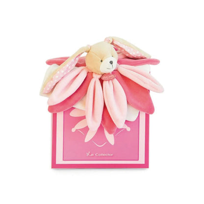 Doudou Schmusetuch Hase Blüte,rosa 28cm