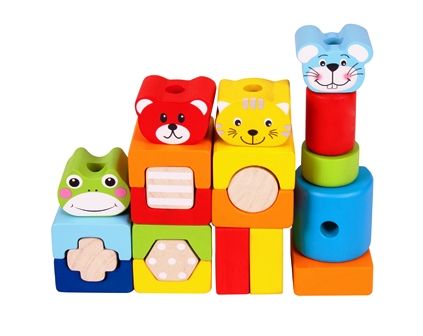 Playba Construction Train, with 4 figures