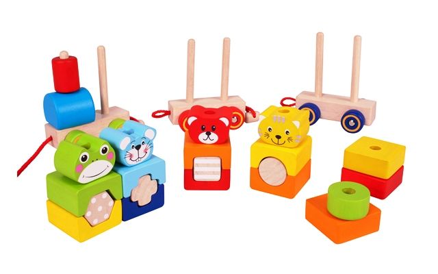 Playba Construction Train, with 4 figures