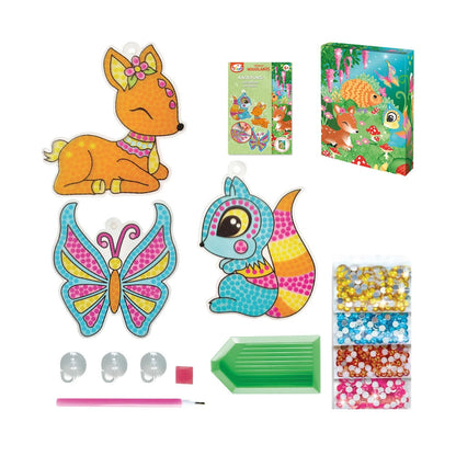 Autocollants de fenêtre à paillettes Artista