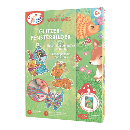 Autocollants de fenêtre à paillettes Artista