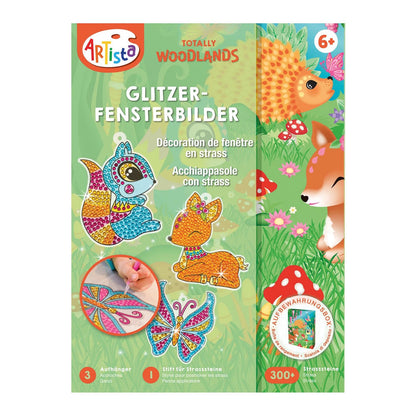 Autocollants de fenêtre à paillettes Artista