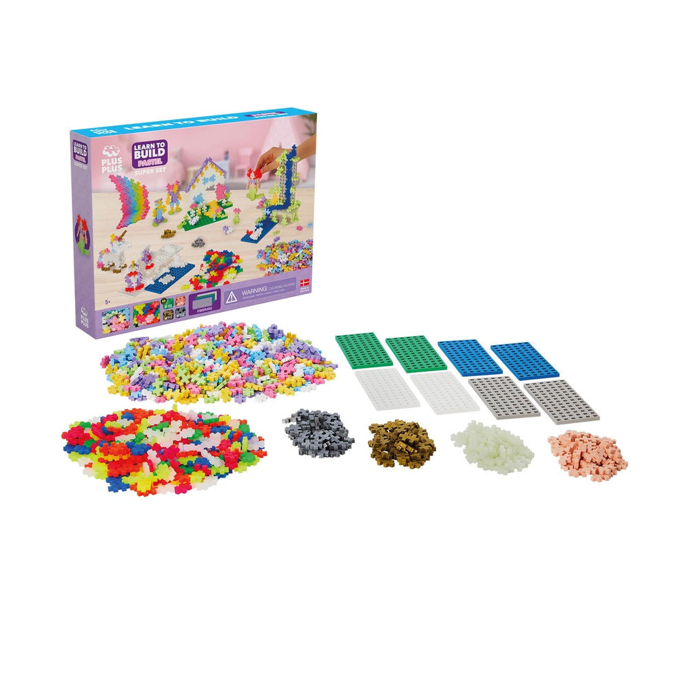 Plus-Plus Apprendre à construire Super Pastel Set 1200 pcs
