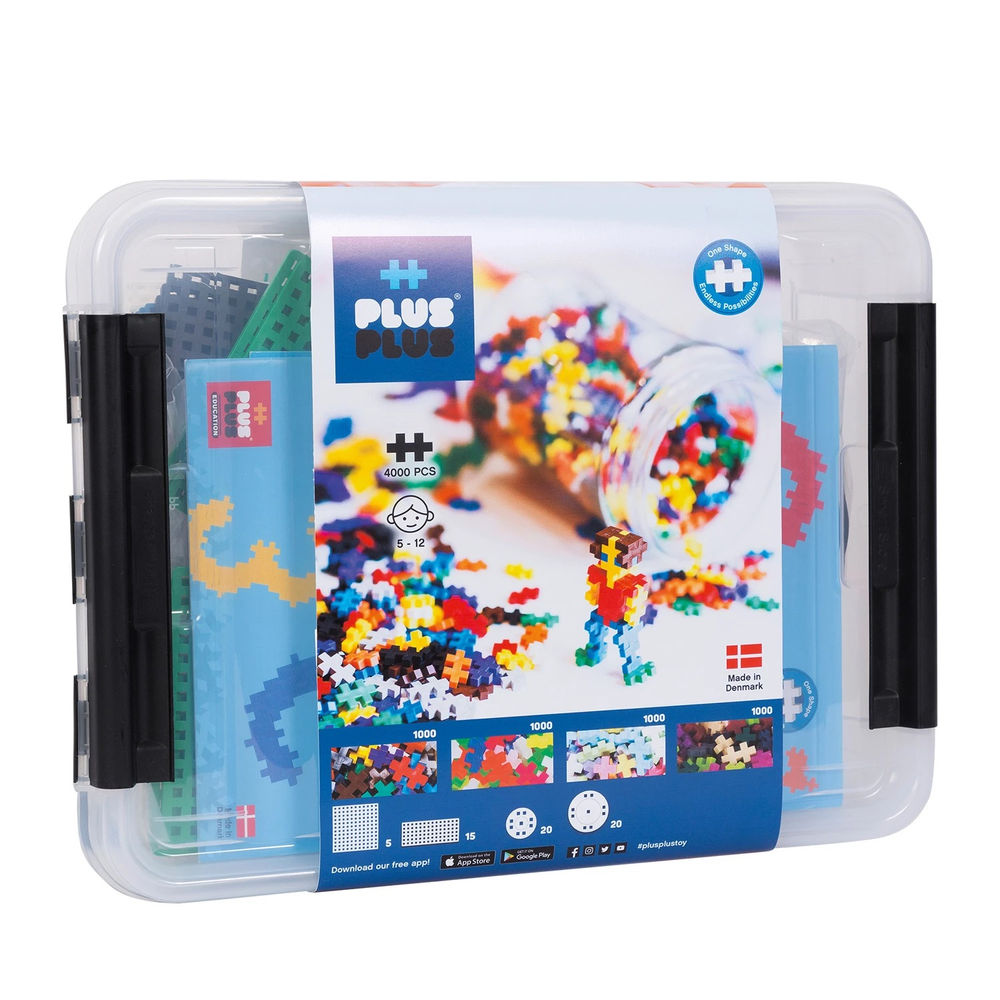 Plus Plus 4000 Creative Building Blocks Mixed