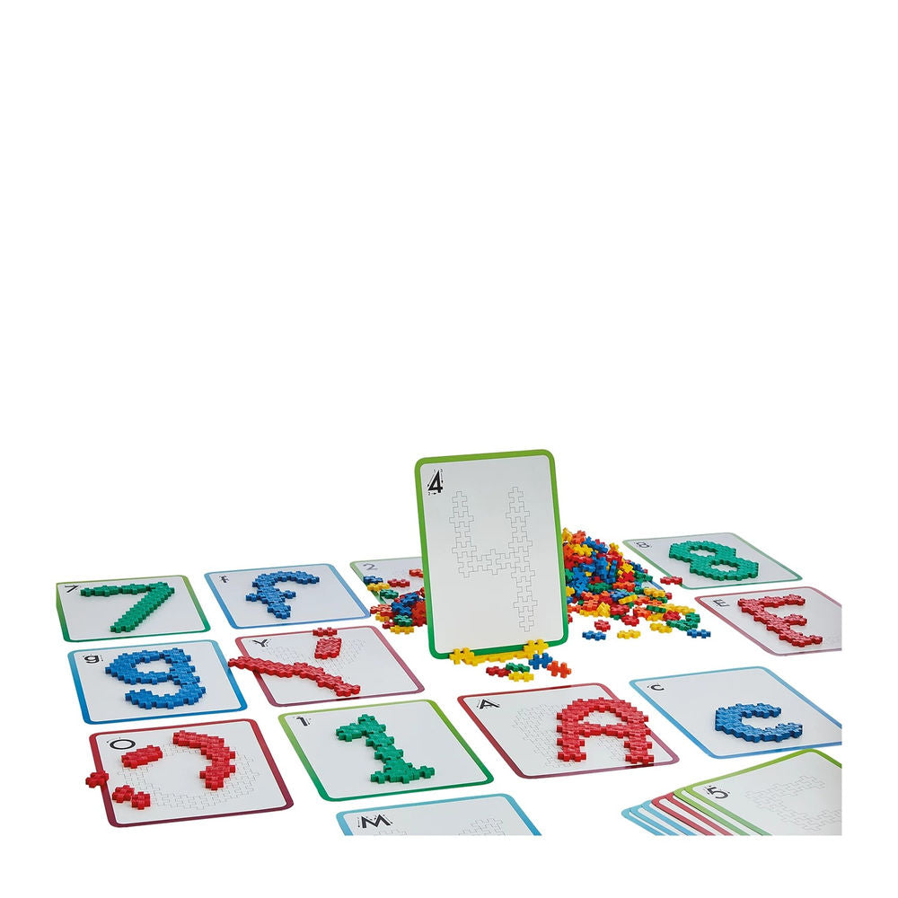 Plus-plus 600 blocs de construction créatifs ABC et 123