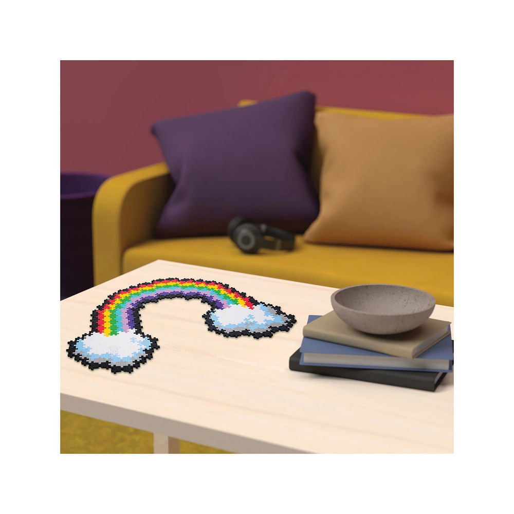 Plus-plus 500 Kreativ Bausteine Puzzle Regenbogen