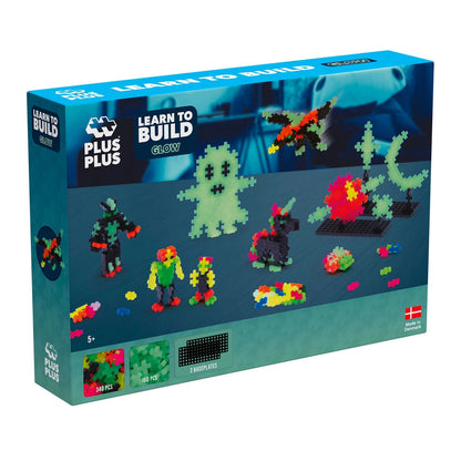 Plus Plus 500 blocs de construction créatifs qui brillent dans le noir