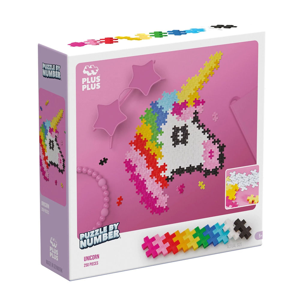 Plus Plus 250 blocs de construction créatifs puzzle licorne