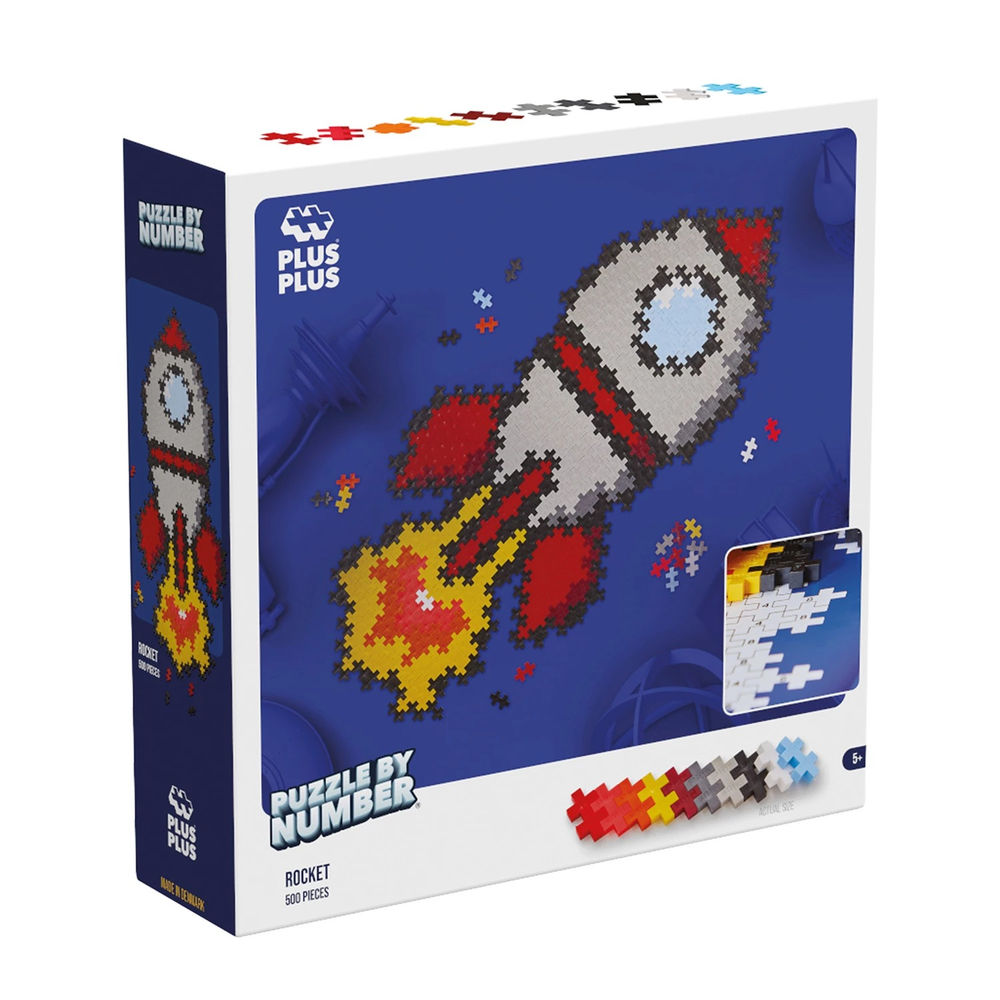 Plus Plus 500 blocs de construction créatifs puzzle fusée