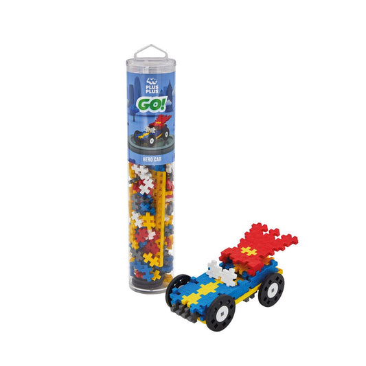 Plus-plus 200 Kreativ Bausteine GO! Auto Superheld