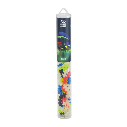 Plus Plus 100 Creative Building Blocks Glow in the Dark