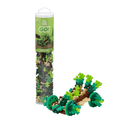 Plus Plus 200 Creative Building Blocks GO! Car Earth