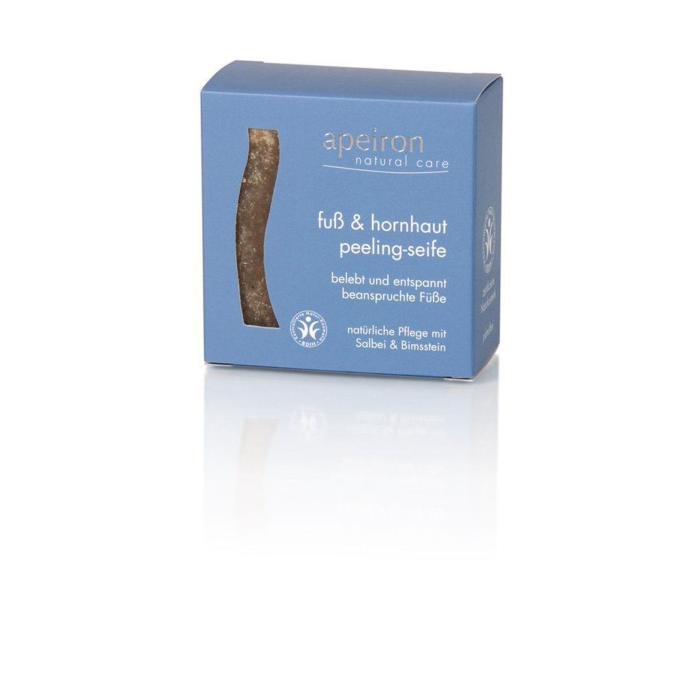 Apeiron foot and callus peeling soap, 100 g