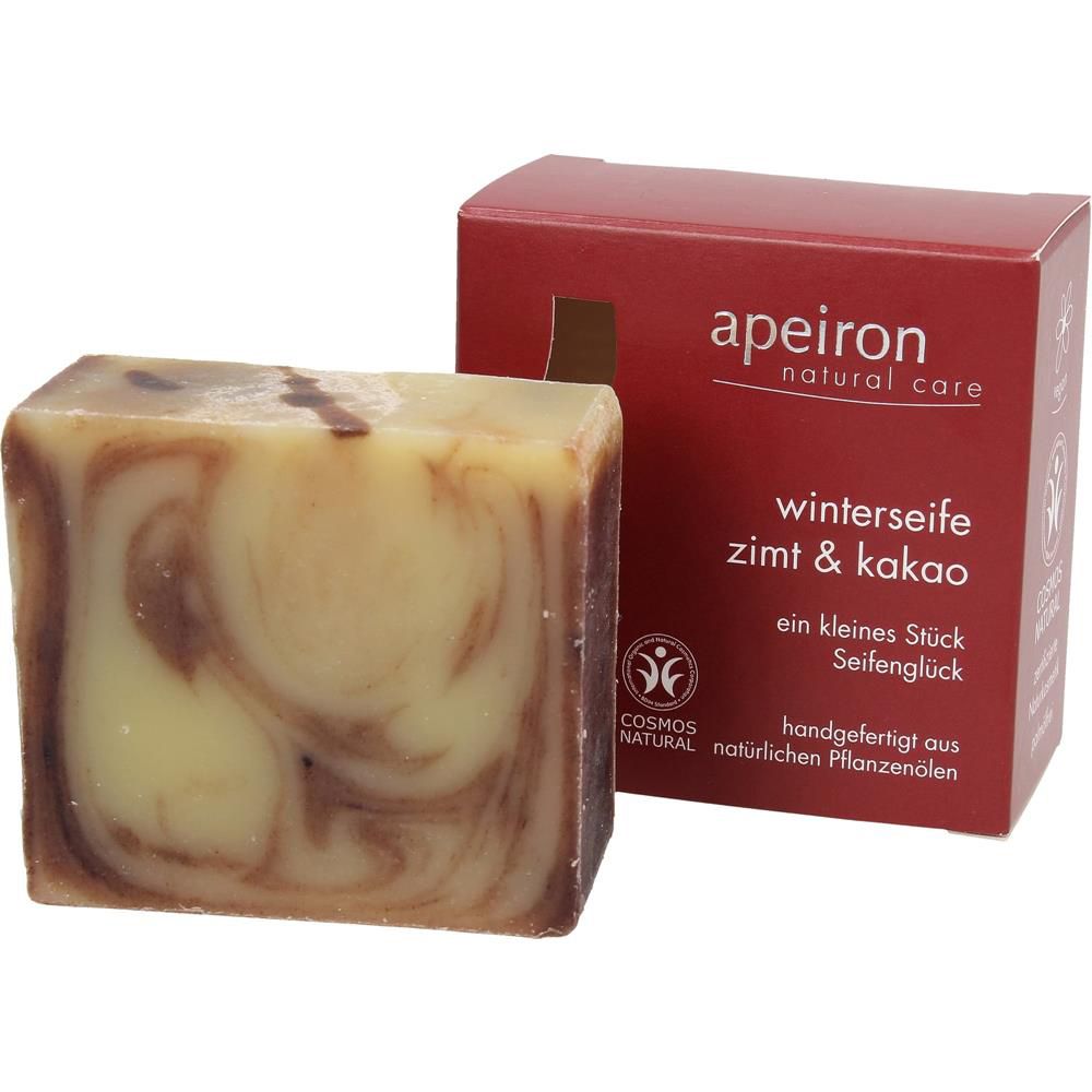 Apeiron Winterseife Zimt & Kakao, 100 g