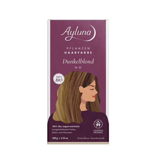 Ayluna Herbal Hair Color Dark Blonde, 100 g