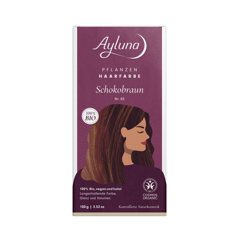 Coloration végétale Ayluna marron chocolat, 100 g