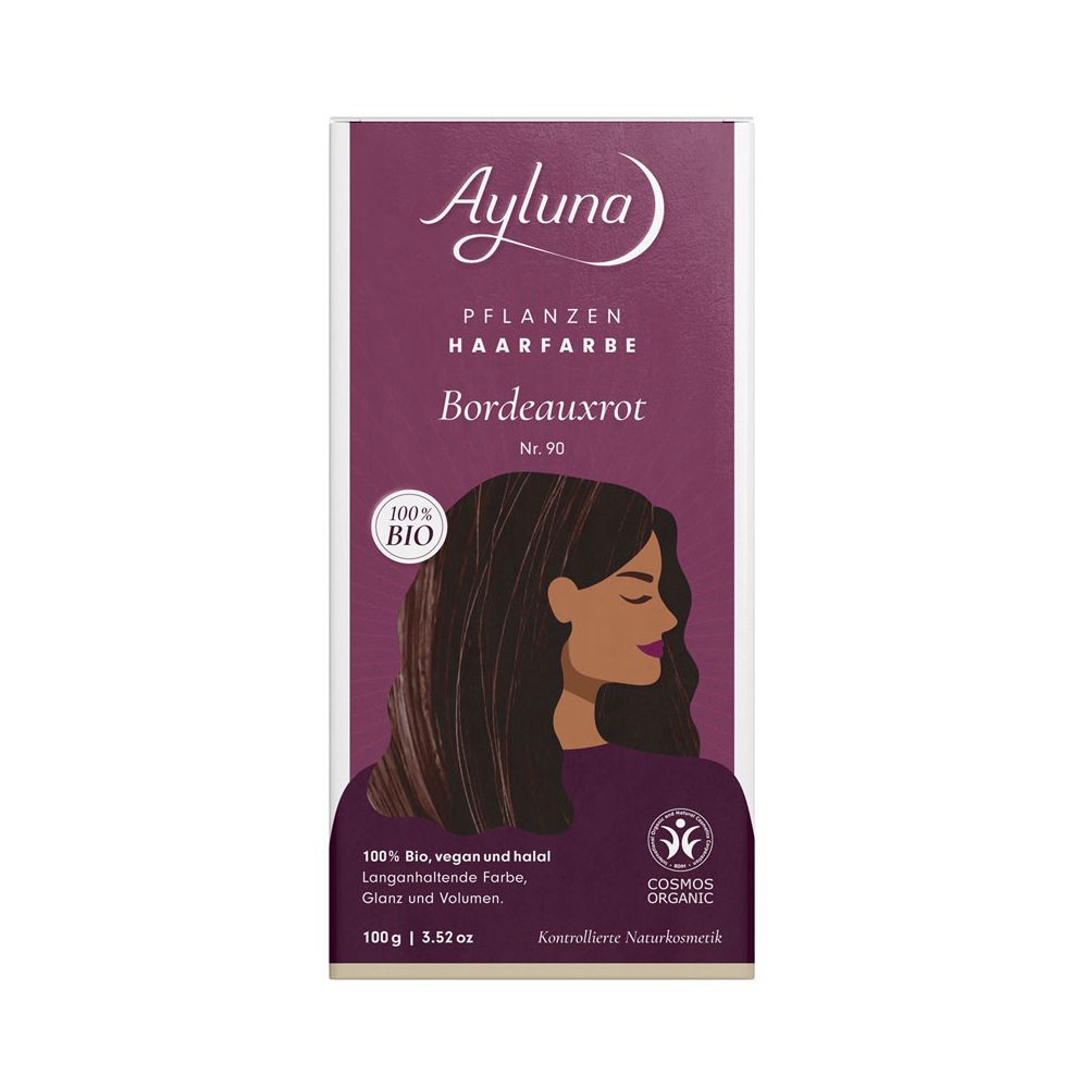Coloration végétale Ayluna Rouge Bordeaux, 100 g