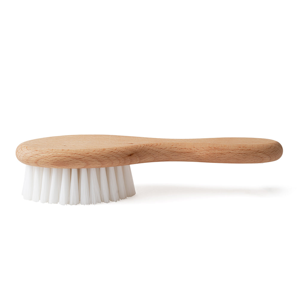 Wild &amp; Stone vegan baby organic nylon hairbrush beechwood