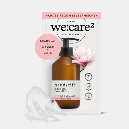 we:care2 Handseifen-Granulat, Magnolie-Sandelholz, 29 g