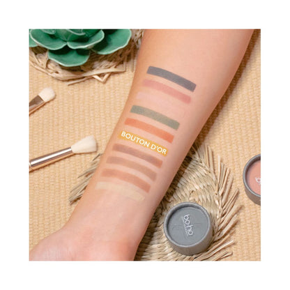 Boho Eye Shadow, gold button