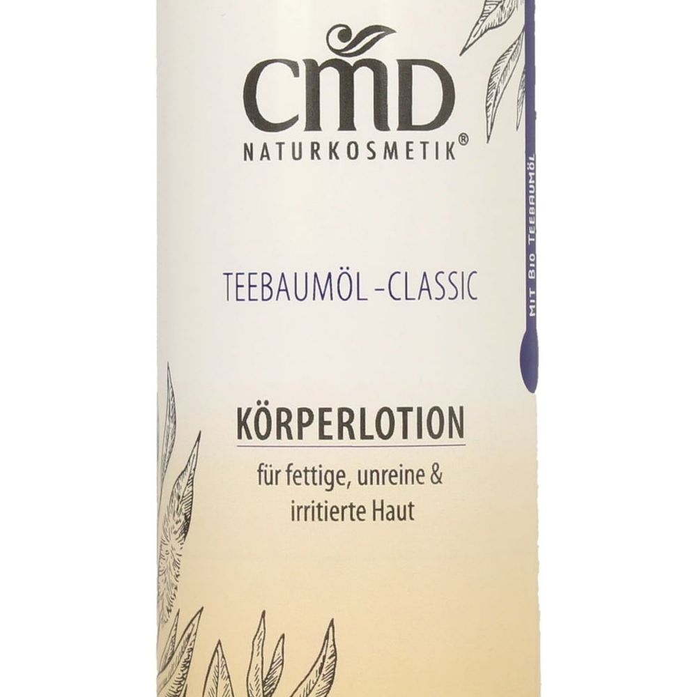 Lotion corporelle à l'huile d'arbre à thé CMD, 200 ml
