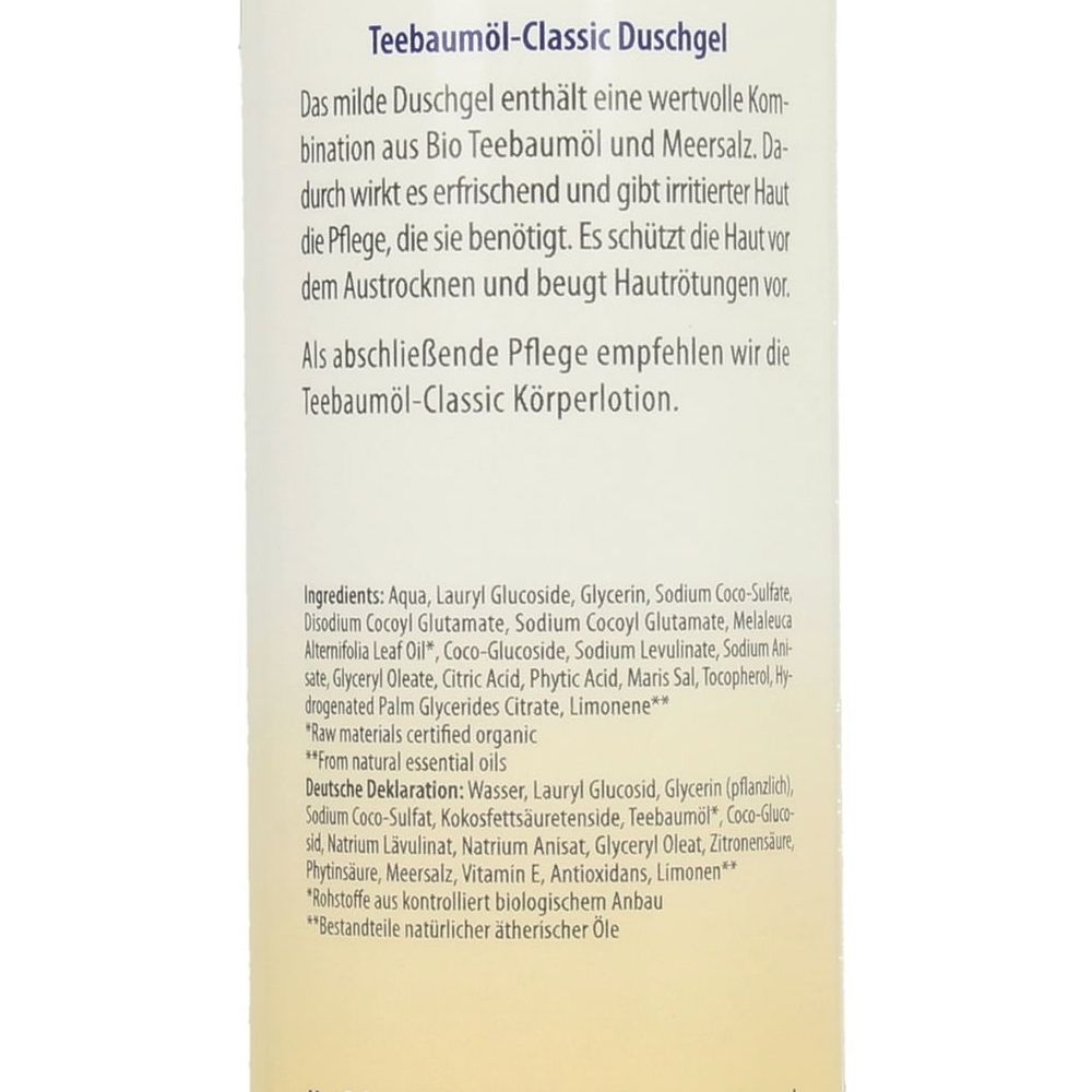 CMD Naturkosmetik Teebaumöl Duschgel, 200 ml