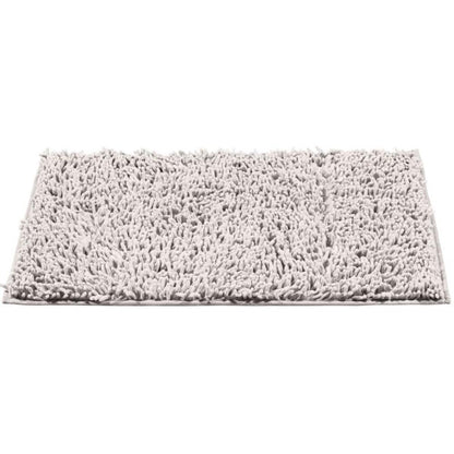 Wenko tapis de bain chenille 50x80cm, gris clair