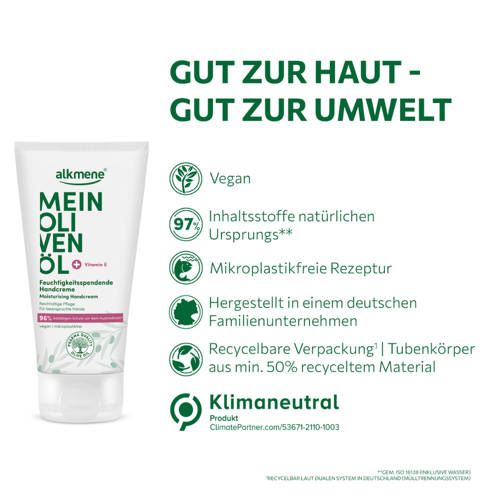 MEIN OLIVENÖL, Feuchtigkeitsspendende Handcreme, 75 ml