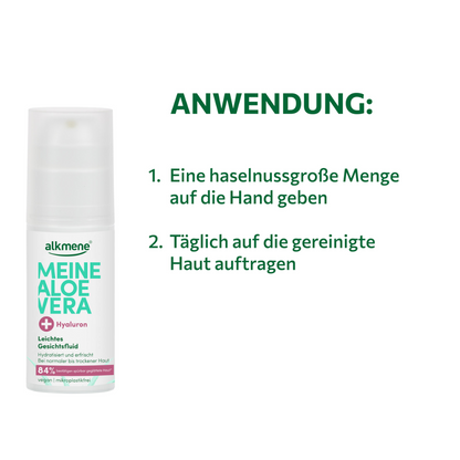 MEINE ALOE VERA, Leichtes Gesichtsfluid, 50 ml