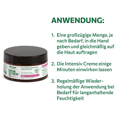 MEIN OLIVENÖL, Feuchtigkeitsspendende Intensiv Creme, 200 ml