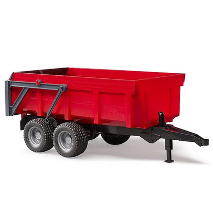 Bruder tipping trailer, red