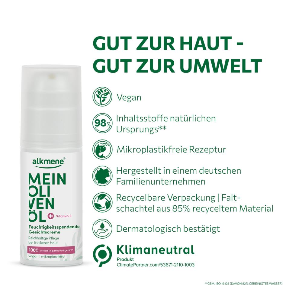 MEIN OLIVENÖL, Feuchtigkeitsspendende Gesichtscreme, 50 ml